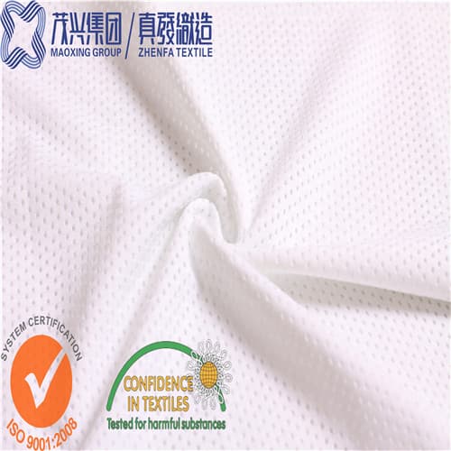 85_ polyester 15_ spandex elastic mesh fabric for sportswea